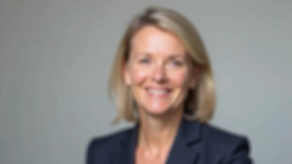 Professional headshot of experienced female life coach, warm expression, modern studio portrait